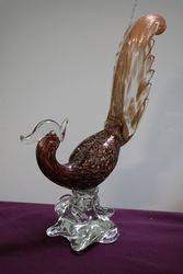 Vintage Murano Glass Pheasants 