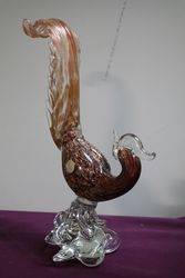 Vintage Murano Glass Pheasants 