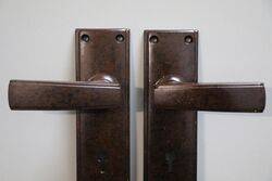 Vintage Pair Of Bakelite Lever Door Handle  