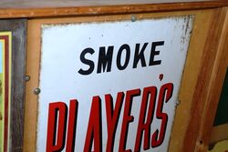 Vintage Playerand39s No3 Virginia Cigarette Enamel Sign 