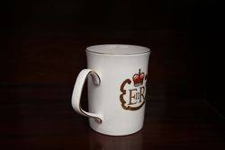 Vintage Queen Elizabeth II 19521977 Silver Jubilee Mug