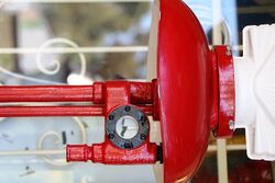 Vintage Red Sentry  BOWSER  Petrol Pump 