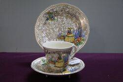 Vintage RidgWaysand39 China Crinoline Lady Trio 