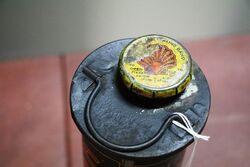 Vintage Shell Duo Petrol Can with Shell Oil Can Insert 