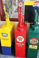 Vintage Texaco Garage HiBoy Oil Dispenser 