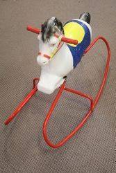 Vintage Triang Rocking Horse Kids Toy With Original Box 