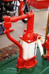 Vintage Twin Pump Mobil Garage HiBoy Oil Dispensers 