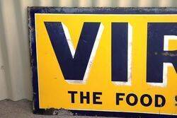 Vintage Virol The Food for Health Enamel Sign 