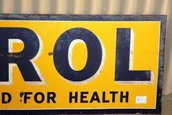 Vintage Virol The Food for Health Enamel Sign 