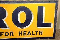 Vintage Virol The Food for Health Enamel Sign 