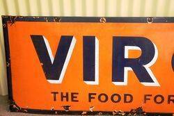 Vintage Virol The Food for Health Enamel Sign 