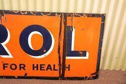 Vintage Virol The Food for Health Enamel Sign 