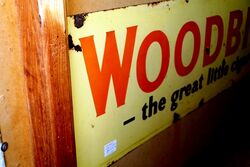 Vintage Woodbine Cigarette Enamel Advertising Sign 