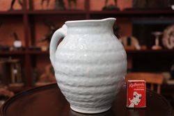 Vintage pottery blue jug BJP England 