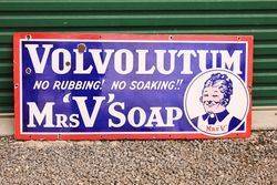Vovolution Soap Pictorial Enamel Advertising Sign