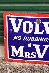 Vovolution Soap Pictorial Enamel Advertising Sign