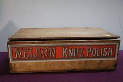 WFlatau and Sons Nelson Knife Polish Wooden Box 