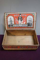 WFlatau and Sons Nelson Knife Polish Wooden Box 