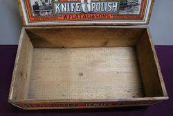 WFlatau and Sons Nelson Knife Polish Wooden Box 