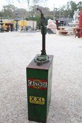 Wakefield Castrol Hi Boy Oil Dispenser With Original Wakefield Embossed Pump