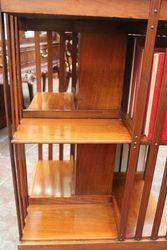 Walnut Revolving Bookcase 