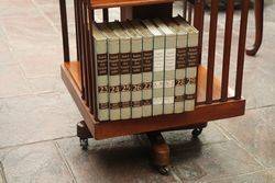 Walnut Revolving Bookcase 