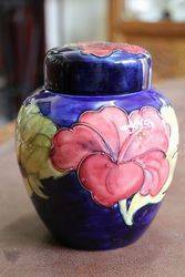 Walter Moorcroft Hibiscus Design Ginger Jar C1949 78
