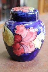 Walter Moorcroft Hibiscus Design Ginger Jar C1949 78