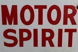 Waratah Motor Spirit Enamel Advertising Sign 