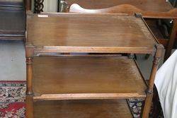 Waring + Gillow of Liverpool 3 Tier Walnut Tea Trolley 