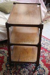 Waring + Gillow of Liverpool 3 Tier Walnut Tea Trolley 