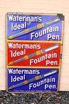 Watermanand96s Fountain Pen Enamel Sign