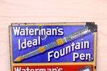 Watermanand96s Fountain Pen Enamel Sign