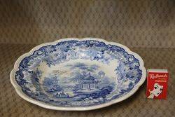 Wedgwood Blue and White Plate C1868 