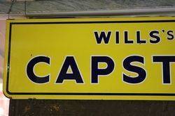 Wills Capstan Enamel Sign 