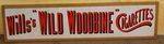 Wills Wild Woodbine Cigarettes Enamel Sign 