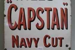 Willsand39s Capstan Navy Cut Tobacco and Cigarettes Enamel Sign 