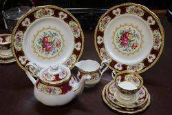 Wonderful 23 Pieces Royal Albert Lady Hamilton Tea Service  