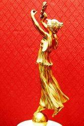 Wonderful Art Deco Gilt Bronze Figure C1900