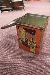 Wonderful Large Early Tea Tin 