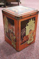 Wonderful Large Early Tea Tin 