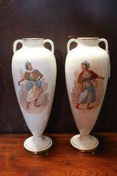 Wonderful Late Victorian Pair Of  Vases 