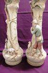 Wonderful Pair Of 19th Century Large Royal Dux Figure Vases