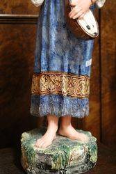 Wonderful Pair Of Late C19th Hungarian China Figures