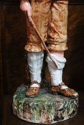 Wonderful Pair Of Late C19th Hungarian China Figures