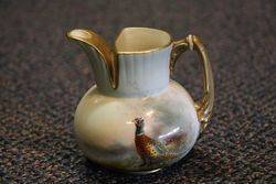 Wonderful Royal Worcester Jas Stinton Jug  