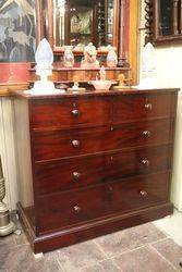 Wonderful Victorian Mahogany Chest Of Drawers Stamped Holland And Sons