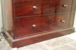 Wonderful Victorian Mahogany Chest Of Drawers Stamped Holland And Sons