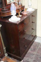 Wonderful Victorian Mahogany Chest Of Drawers Stamped Holland And Sons