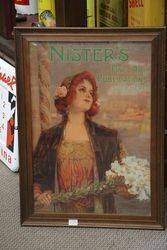 Wooden Framed Nisterand39s Fine Art Publications Advertising 